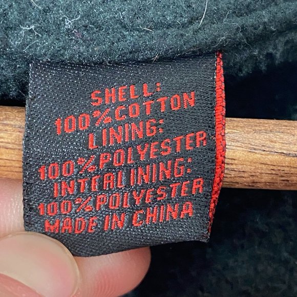 Wolverine Mens Fleece Lined Insulated Canvas Coat Jacket Heavy Duty Brown XXL - Picture 8 of 11